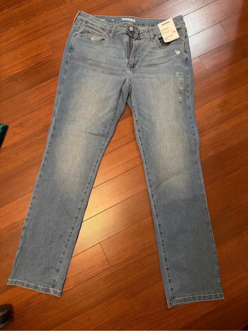 Sonoma Light Wash Straight Leg Women's Jeans